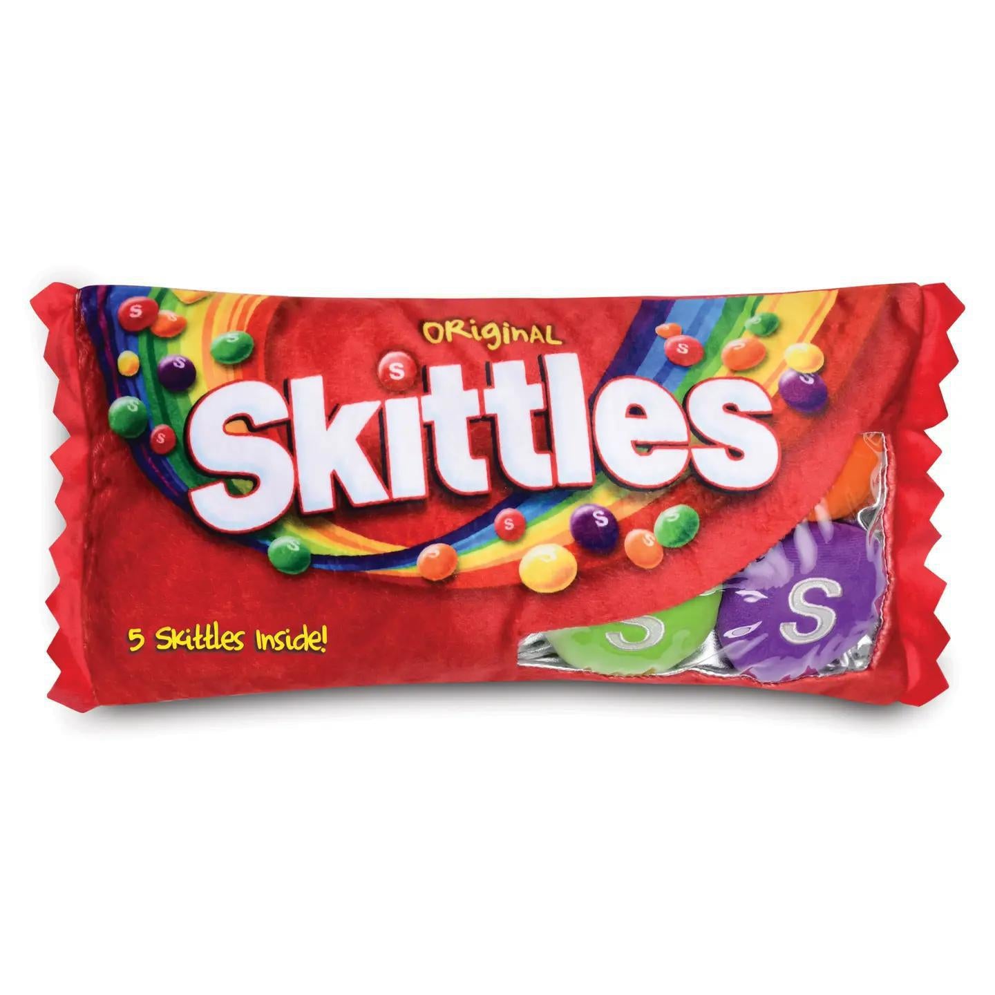 Skittles Plush W/ Removable Skittles