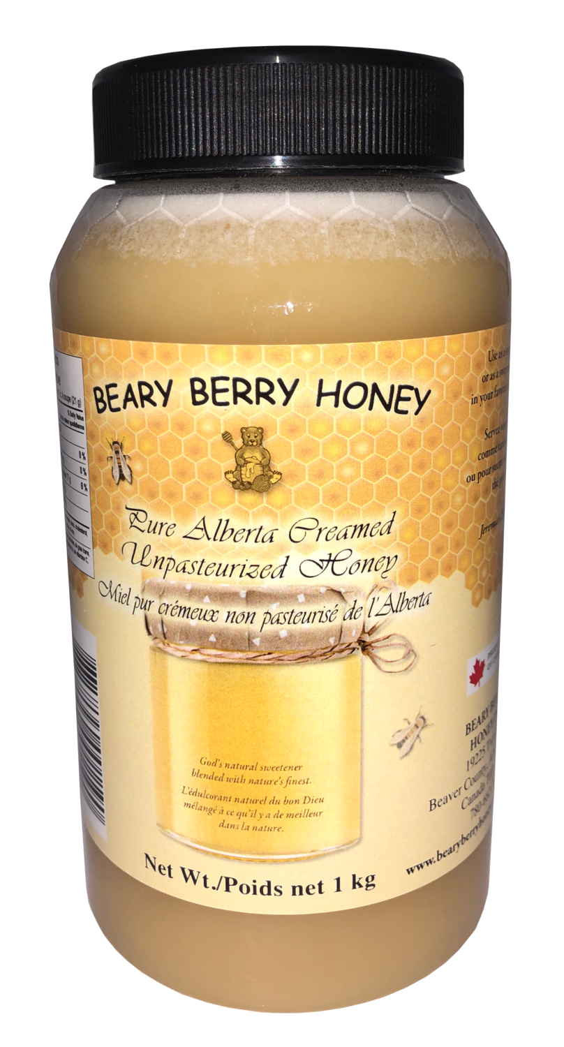 Beary Berry Creamed Honey