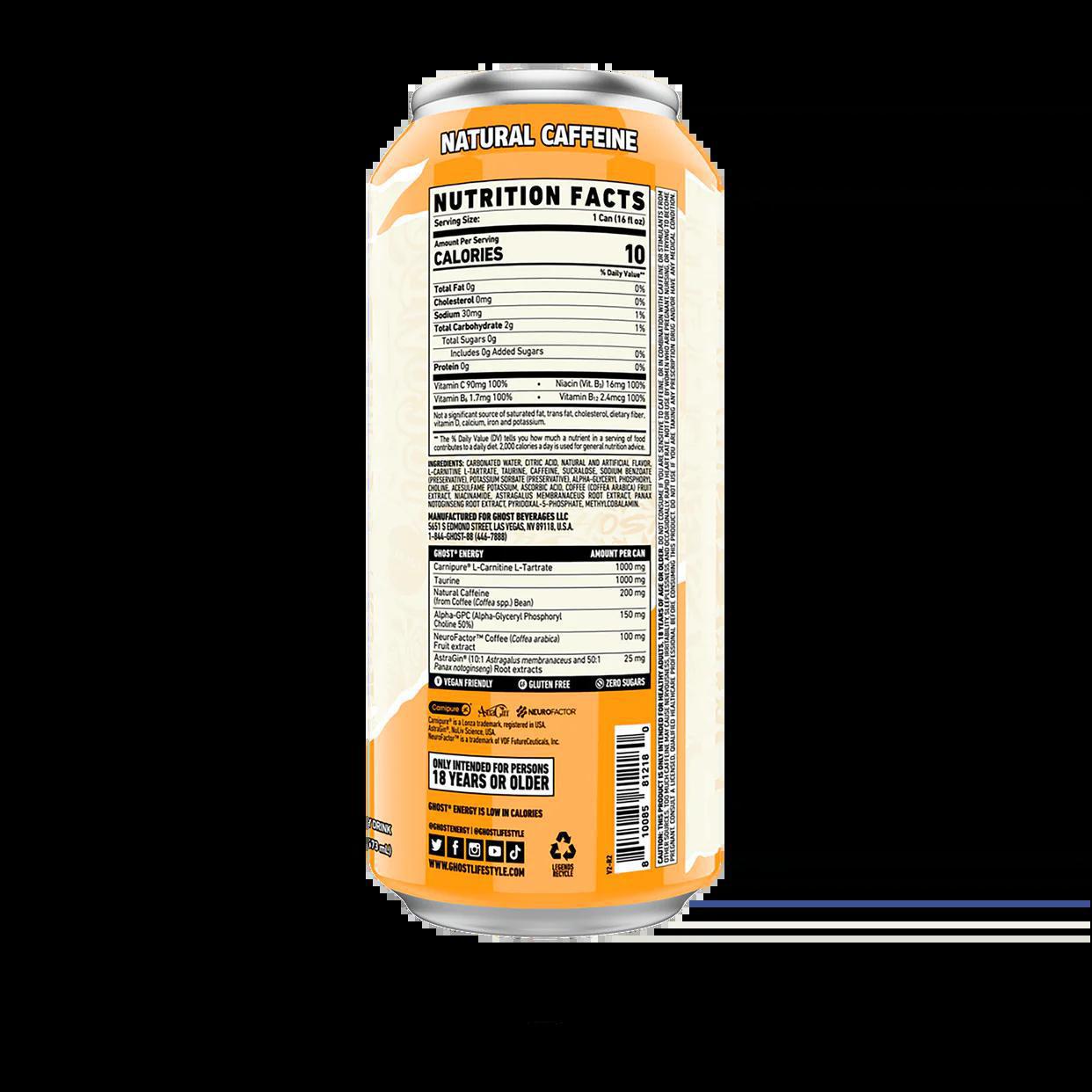 Ghost Energy Orange Cream