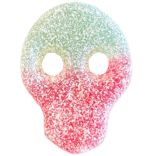 Watermelon skull