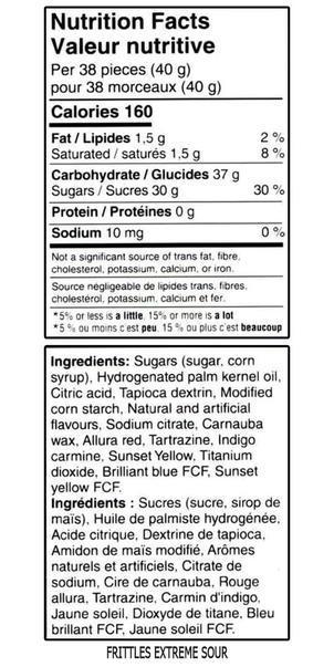 Extreme Sour Frittles