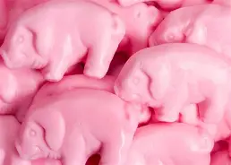 Gummi Pink Pigs
