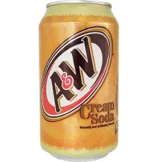 Crème soda A&amp;W (caisse)
