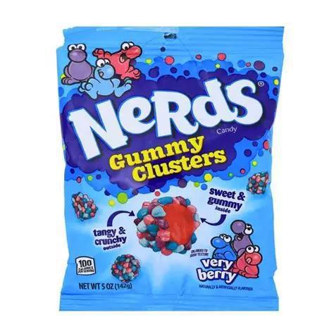 Nerds Very Berry Gummy Clusters Peg Bag