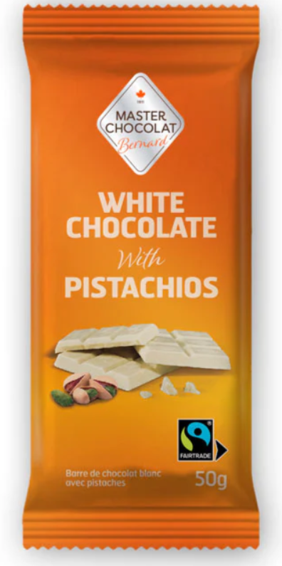 White Chocolate With Pistachios