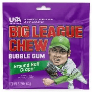 Big League Chew Ground Ball Grape