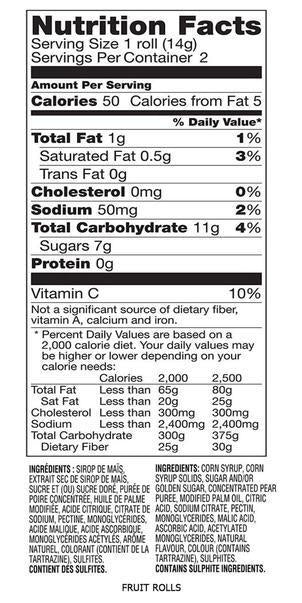 Freeze Dried Fruit Rolls
